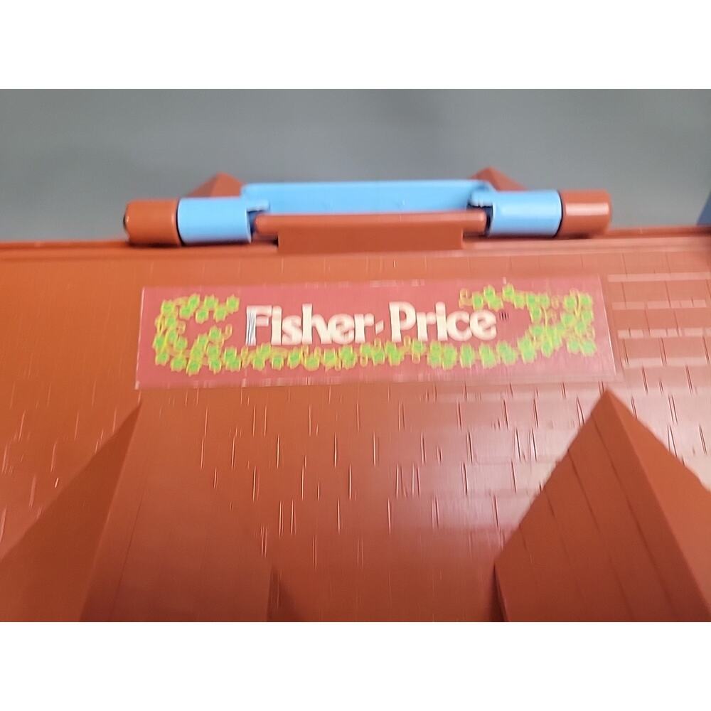 Fisher-Price Little People Play Family House 952 Brown TUDOR Vintage 1969-1980 - Picture 7 of 13